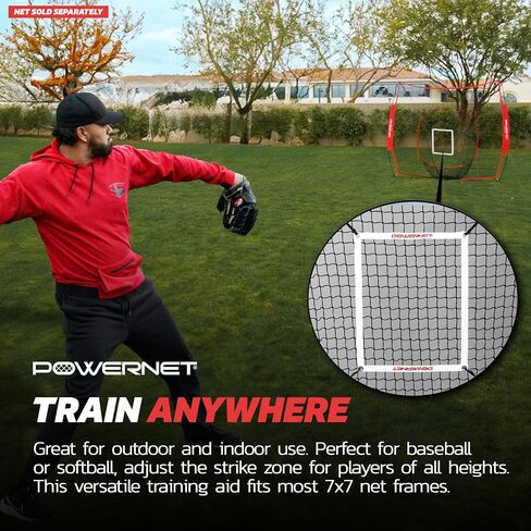 مرفق منطقة الإضراب PowerNet German Marquez لشبكة 8x8 | العمل على تدريبات الترويج ودقة الموقع | مساعد تدريب الرامي الفردي أو الجماعي | تعليقات فورية على موقع الضربات أو الكرات in Saudi Arabia