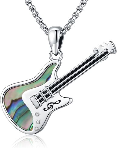 Music Note Necklace for Women 925 Sterling Silver Sunflower Cross Pendant Treble Clef Jewelry Gifts for Music Lovers in Saudi Arabia