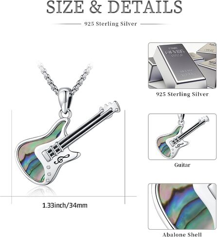 Music Note Necklace for Women 925 Sterling Silver Sunflower Cross Pendant Treble Clef Jewelry Gifts for Music Lovers in Saudi Arabia