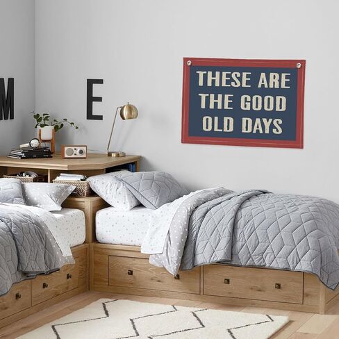 Bible Verses for Nursery Decor, Jesus Loves Me for Kids Wall Art Canvas Banner, Boho Inspirational Banner Wall Hanging Banner Flag for Baby Kids Bedroom Playroom in Kuwait