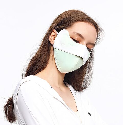 Sun Protection Face Cover UPF 50+ Anti-UV Women Summer Mask Cooling Breathable Face Covering SLF5M040T in Kuwait