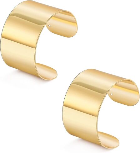 2-4pcs أساور الكفة الذهبية للنساء أساور الإسورة الذهب وضعت مجوهرات الكفة الذهب in Kuwait