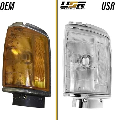 مصابيح خلفية USR 84-88 4Runner - مجموعة مصابيح الضوء الخلفي البديلة (يسار + يمين) متوافقة مع شاحنة بيك اب تويوتا 1984-1988 2WD/4WD و84-89 4 عداء (عدسة حمراء/شفافة، 6 مصابيح، وشملت الأسلاك) in Kuwait