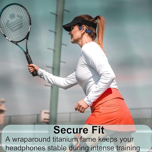 Bone Conduction Headphones Bluetooth with mic Open Ear Wireless Headphones Noise canceling Computer headsets with mic for Clear Hand Free Calls multipoint Connection Fast Charging in Saudi Arabia