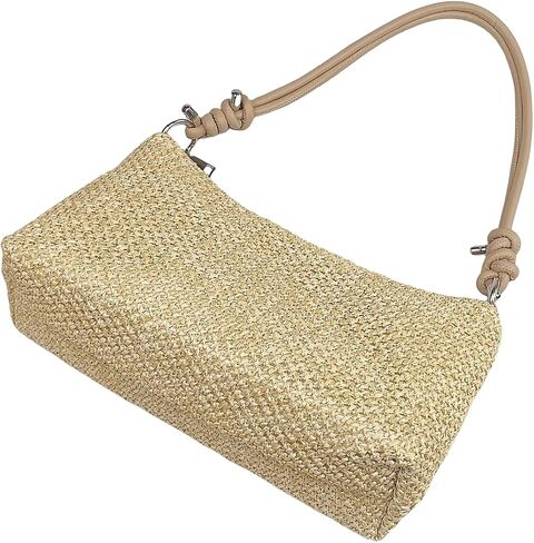 Straw Hobo Handbags for Women Fashion Woven Straw Shoulder Bag for Beach Holiday in Saudi Arabia