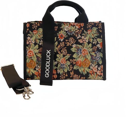 Canvas Crossbody Shoulder Bag for Women, Sling Tote with Handles & Removable Strap, Fanny Pack Travel Handbag in Saudi Arabia
