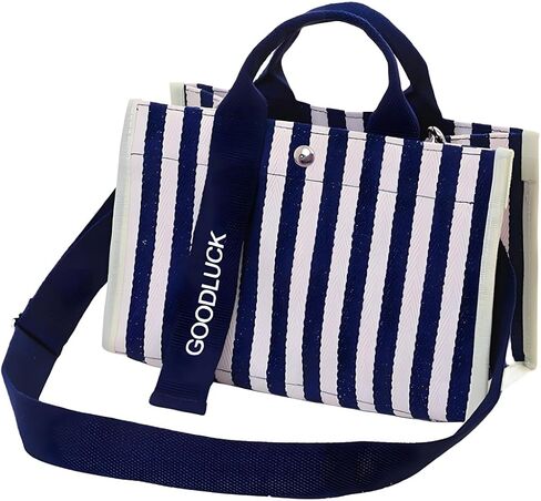 Canvas Crossbody Shoulder Bag for Women, Sling Tote with Handles & Removable Strap, Fanny Pack Travel Handbag in Saudi Arabia
