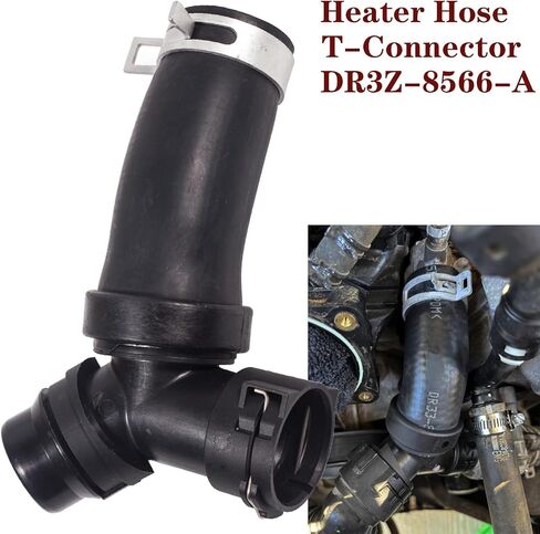 626-541 for Ford F150 Engine Heater Hose Water Pump T-Connector Hose&Engine Coolant Pipe O-Ring Lobo Mustang 2011 2012 2013 2014 2015 2016 2017 2018,2011-2014 Lincoln Mark LT DR3Z-8566-A DR-3Z8566-A in Saudi Arabia