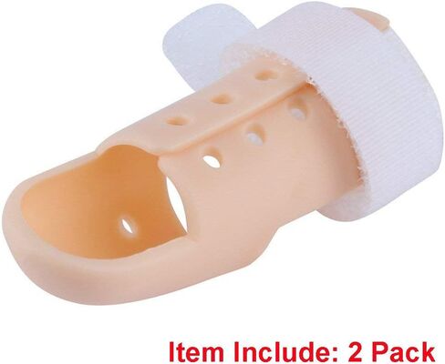 Thinvik [2 Piece Plastic Mallet Dip Finger Support Brace Splint Joint Protection Injury in Saudi Arabia