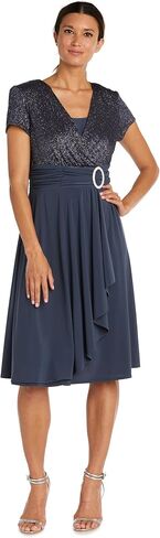 R&M Richards Women's Sparkling Wrap Dress in Saudi Arabia