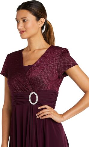 R&M Richards Women's Sparkling Wrap Dress in Saudi Arabia