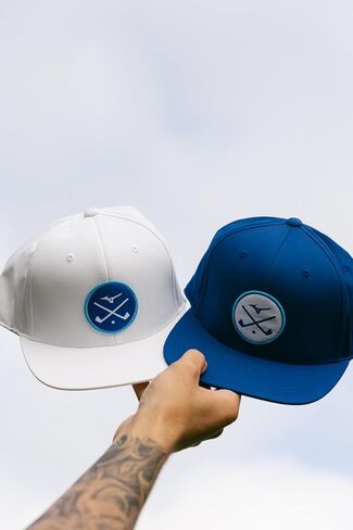 Mizuno Unisex Crossed Clubs Snapback Hat in Saudi Arabia