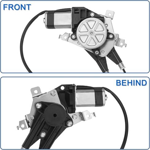 741-587 منظم نوافذ الطاقة لجانب الراكب الأمامي الأيمن مع محرك متوافق مع Ford E-150 2003-2014/ E-250 Econoline 1992-2002/ E-350 E-450 E-550 Super Duty، استبدل OE 1C2Z 1523200-AA in Kuwait