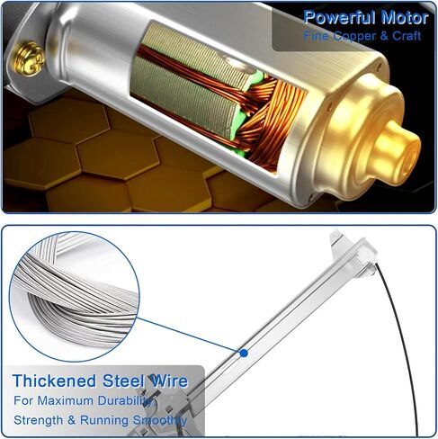 741-587 منظم نوافذ الطاقة لجانب الراكب الأمامي الأيمن مع محرك متوافق مع Ford E-150 2003-2014/ E-250 Econoline 1992-2002/ E-350 E-450 E-550 Super Duty، استبدل OE 1C2Z 1523200-AA in Kuwait