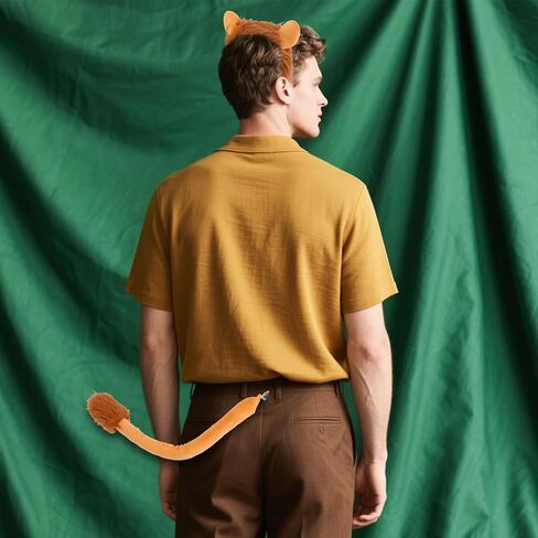 Lion Costume, Cheetah Costume, Pig Ears Headband and Tail, Animal Family Halloween in Saudi Arabia