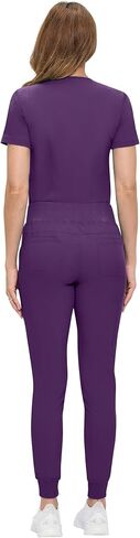 Natural Uniforms Womens Ultra-Soft Luxe Stretch Jogger Scrub Set with Regular and Petite Sizes in Saudi Arabia