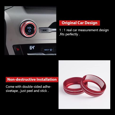 ملحقات Pifoog ملائمة لفورد Explorer 2025 2024 2023 2022 2021 2020 COVERS COVERS ADIUO VOL TUNE SWITCH TRIM DICE DICE COR in Saudi Arabia
