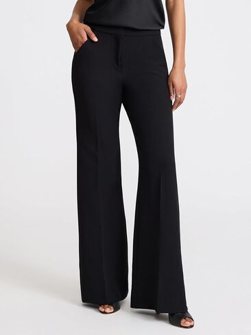 Express Womens Editor High Rise Brouser Flare Pant in Kuwait