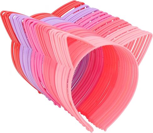 COCIDE 36Pcs Cat Ears Headbands Plastic Taylor Party Decorations Kitty Headbands for Girls Gabby Party Favors Birthday Supplies for Women Halloween Hair Accessories Hair Hoops Costume in Kuwait