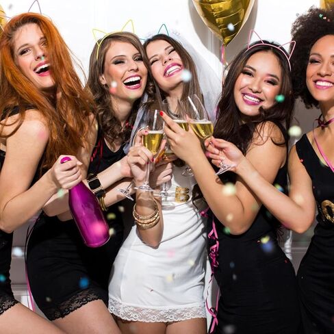 COCIDE 36Pcs Cat Ears Headbands Plastic Taylor Party Decorations Kitty Headbands for Girls Gabby Party Favors Birthday Supplies for Women Halloween Hair Accessories Hair Hoops Costume in Kuwait