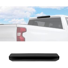 Smoked Black 3rd Third Brake Light Cover Trim Compatible with Chevy Silverado 2022-2024, High-mounted Brake Light Covers