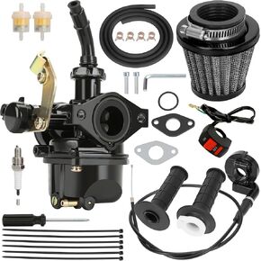 YOXUFA PZ19 Carburetor 19mm Carb Cable Choke Throttle Cable Grip for SSR TaoTao KAYO FOX 50cc 70cc 90cc 110cc 125cc Apollo Kazuma Coolster Chinese ATV Dirt Pit Bike 4 Wheeler Parts