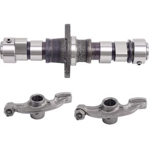 شغف الطريق 14100-KR3-600 عمود الحدبات و 14431-116-010 ARM Rocker متوافق مع Honda CA250 Rebel 250 1985-1995/ CMX250 1996-2016/ CB250 اثنان خمسين 1992 1996 1996 1996 1996 1996 1996.