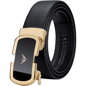 VANNANBA Ratchet Belts for Men Adjustable with Modern Automatic Buckle Elegant For Casual Forma, Gift for Men with Gift Box