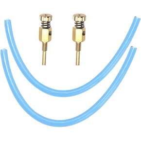2 Pack Carburetor Power Jet Valve Adjustable Powervalve with Hoses Replacement for Yamaha Banshee with Hoses,Compatible with KEIHIN MIKUNI