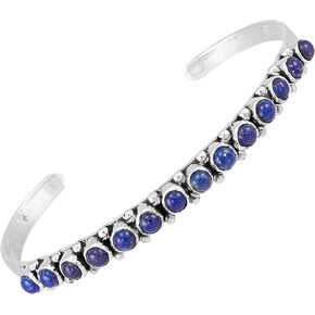 Silpada 'Sorcery' Sterling Silver Lapis Cuff Bracelet, 7"