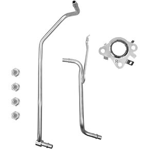 HQPASFY 926-186 Passenger Side Turbo Coolant Line Kit Compatible with 2015-2017 Ford Expedition, 2011-2016 F-150, 2015-2021 Transit 150 250 350, 2015-2017 Lincoln Navigator