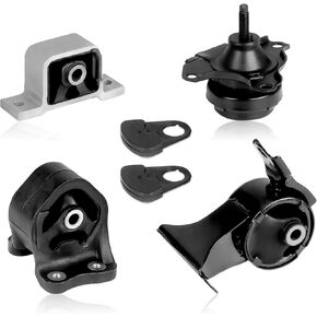 مجموعة محرك محرك MOTION و MRISSION MOUNT 50840S7C980 50821S9A023 50810S7D003 50805S6M982 متوافق مع Honda CRV 2.4L Auto Trans 2002-2006 (مجموعة من 4)