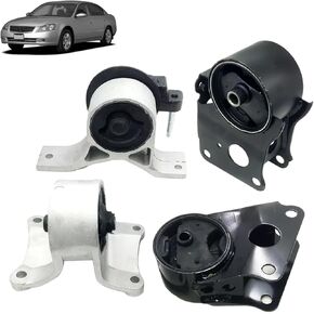 مجموعة محرك Mount Set Motion متوافق مع Nissan Altima 2002 2003 2004 2005 L4 2.5L سيدان ، ناقل حركة أوتوماتيكي استبدال# A7340 A7341 A7342 A7343