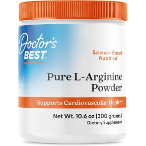 الأطباء أفضل مسحوق L-arginine النقي ، يدعم صحة القلب والأوعية الدموية ، غير المعدلة وراثيا ، خالية من الغلوتين ، خالية من الصويا ، و WT نباتي. 10.6 أوقية (300 جرام)