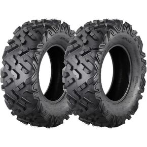 26x11-14 ATV Tires - All Terrain, 6PR, Tubeless, Pack of 2, 26x11x14 ATV UTV Trail Mud Sand Off-Road Tires