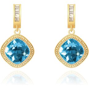 Earrings for Women,Gold-Plated Silver Jewelry Earrings.