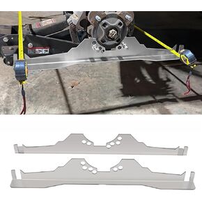 2pcs أدوات محاذاة Toe Toe ، أداة محاذاة عجلة الفولاذ المقاوم للصدأ ، مقياس قياس دقيق لزاوية القياس لـ Polaris RZR XP 1000 Turbo S Ranger General for UTV (Silver)