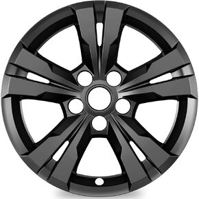 TangMiGe 4-Pack Wheel Skins Compatible with Chevrolet Equinox Alloy Wheel 2010 2011 2012 2013 2014 2015 2016 2017, 17 inch, 10-17 Chevy Equinox Wheel Rim Cover (Black Color)