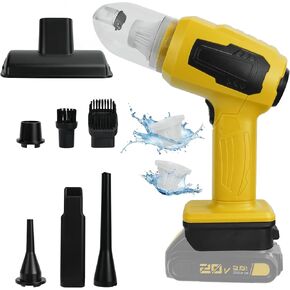 مكنسة مكسوة باليد اللاسلكية لبطارية DeWalt 20V Max Li-Ion ، 120W/10KPA مكنسة كهربائية كهربائية للبطارية المنطقية التي تعمل بالطاقة المنزلية لتنظيف السيارات ، شعر الحيوانات الأليفة ، السجاد (بدون بطارية)