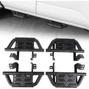 EZ Side Steps Fit for 2024 2025 Toyota Tacoma Double Cab/Crew Cab 4 Doors Running Boards 350 LBS