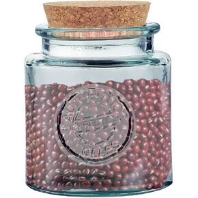 500ml, Authentic Glass Jar with Cork, G5688-C, 1 Piece, Clear
