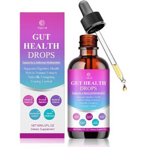 Gut Drops with Pumpkin Seeds,Gut Drops GutDrops Liquid Droppers,All Natural Liquid Formula,60ML (1pcs)