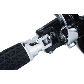 Kuryakyn 8863 Splined Male Mount Peg Adapters for Front Footpegs and Floorboards: 1996-2018 Honda Motorcycles, Gloss Black, 1 Pair