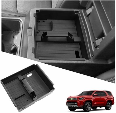 2025 4Runner Center Console Organizer ، Toyota 2025 4Runner Absors ABS REMSREST RAPREST TRAINE متوافقة مع 2025 TOYOTA 4RUNNER in Saudi Arabia