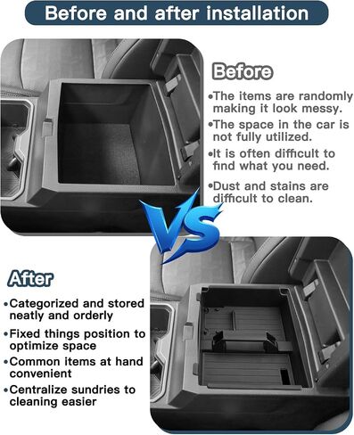 2025 4Runner Center Console Organizer ، Toyota 2025 4Runner Absors ABS REMSREST RAPREST TRAINE متوافقة مع 2025 TOYOTA 4RUNNER in Saudi Arabia