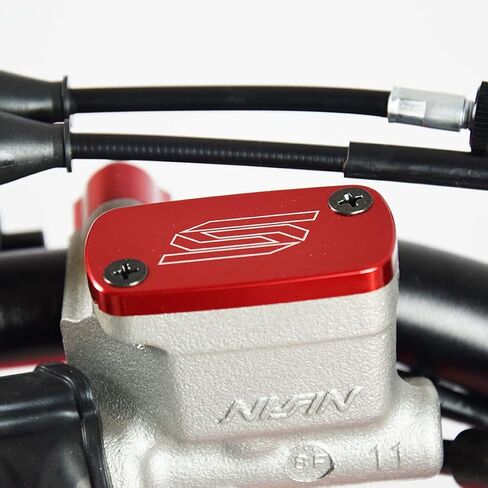 غطاء غطاء سائل خزان الفرامل الأمامية SCAR متوافق مع YAMAHA YZ YZX YZF YZ-F WR 125 250 450 07-24 - أزرق in Kuwait