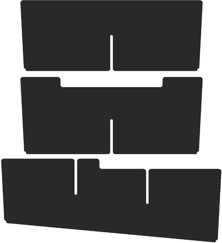 Vehicle OCD - Center Seat Console Organizer for Chevy Silverado/GMC Sierra 1500 (2014-18) 2500/3500 HD (2015-19) / Suburban/Tahoe/Yukon (2015-20) (40/20/40 seat ONLY) - Made in USA in Saudi Arabia