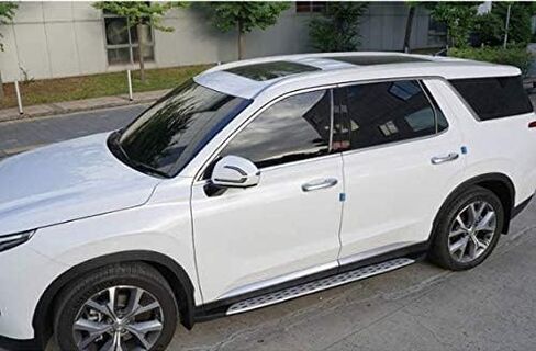 Heavy Duty 500LBS Side Steps fit for Hyundai Santa Fe 2019-2023 Running Boards Nerf Bars Accessories in Kuwait