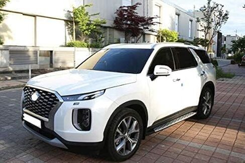 Heavy Duty 500LBS Side Steps fit for Hyundai Santa Fe 2019-2023 Running Boards Nerf Bars Accessories in Kuwait
