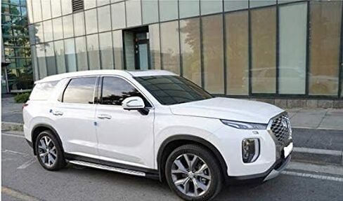 Heavy Duty 500LBS Side Steps fit for Hyundai Santa Fe 2019-2023 Running Boards Nerf Bars Accessories in Kuwait